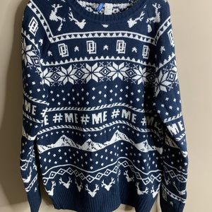 H&M Divided unisex oversized sweater Large